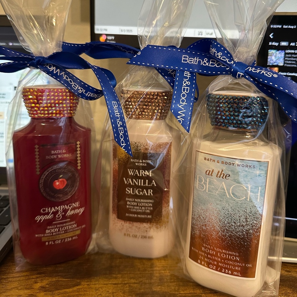 Bath & Body Works Lotion bedazzled tops